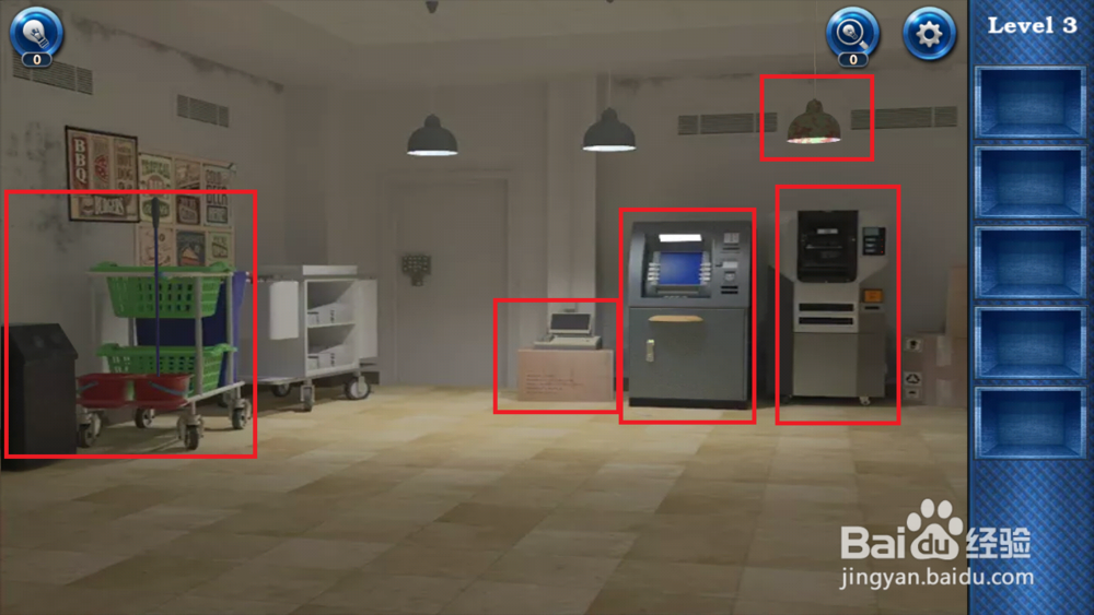 密室逃脱6之逃出银行第三关