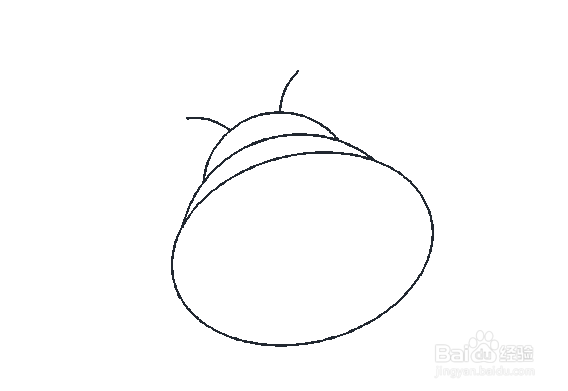 简笔画系列之飞碟的画法