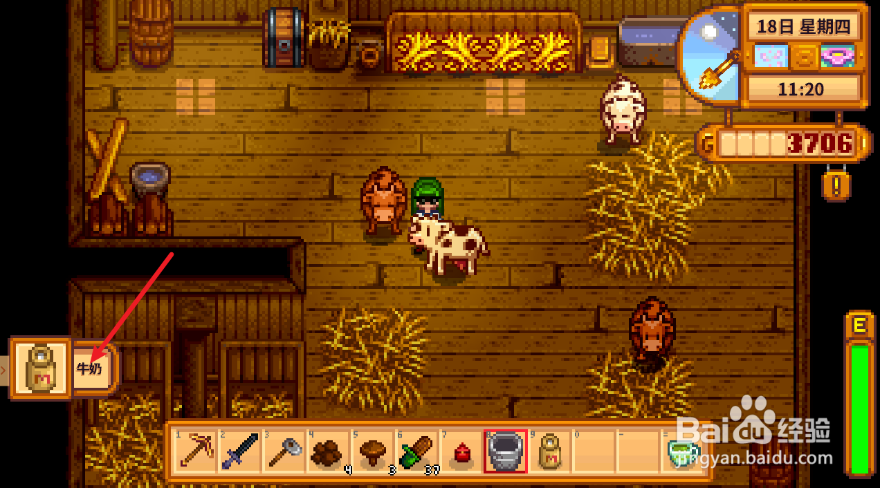 星露谷物语怎么获得牛奶