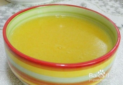 南瓜小米浓汤的做法