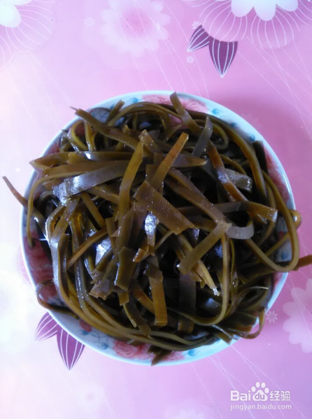 凉拌海带丝家常做法