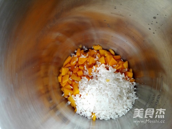 南瓜米糊的做法