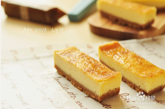 乳酪蛋糕棒简要制作方法