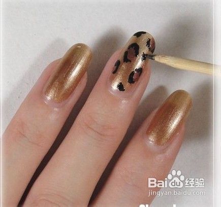 彩绘：教你涂野性豹纹指甲