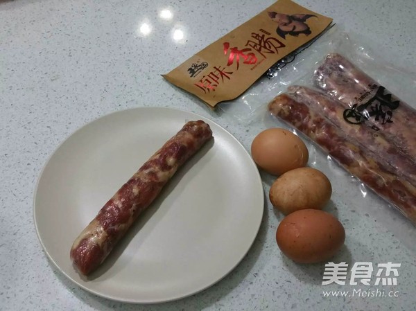 辣味蛋炒腊肠