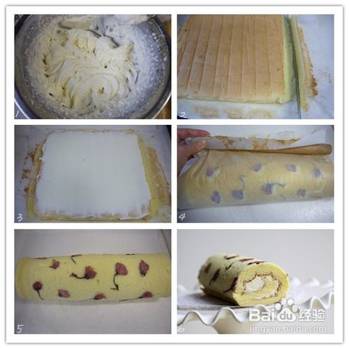 适合25L长帝烤箱的蛋糕卷-----樱花奶油蛋糕卷