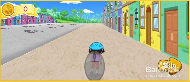 朵拉溜滑冰小游戏