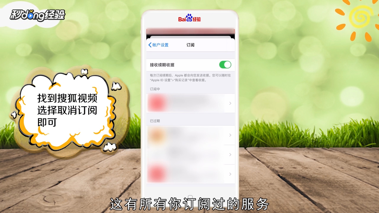 苹果手机怎么取消搜狐视频会员自动续费
