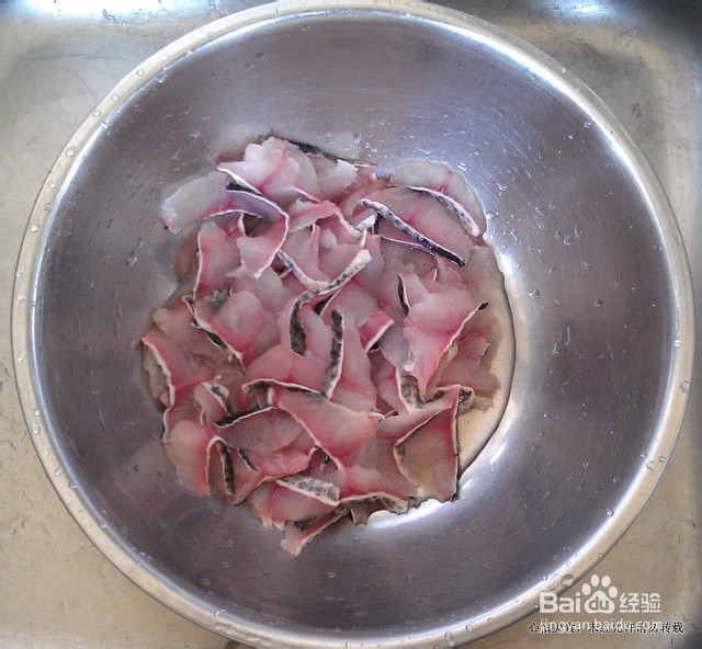 黑鱼二吃之雪菜春笋溜鱼片