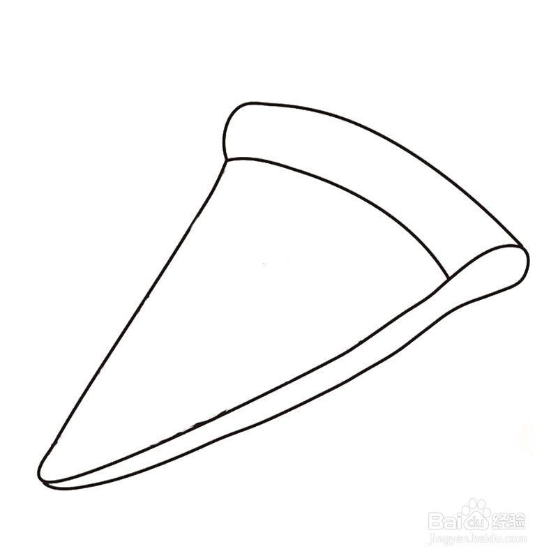 简笔画亲子披萨的画法