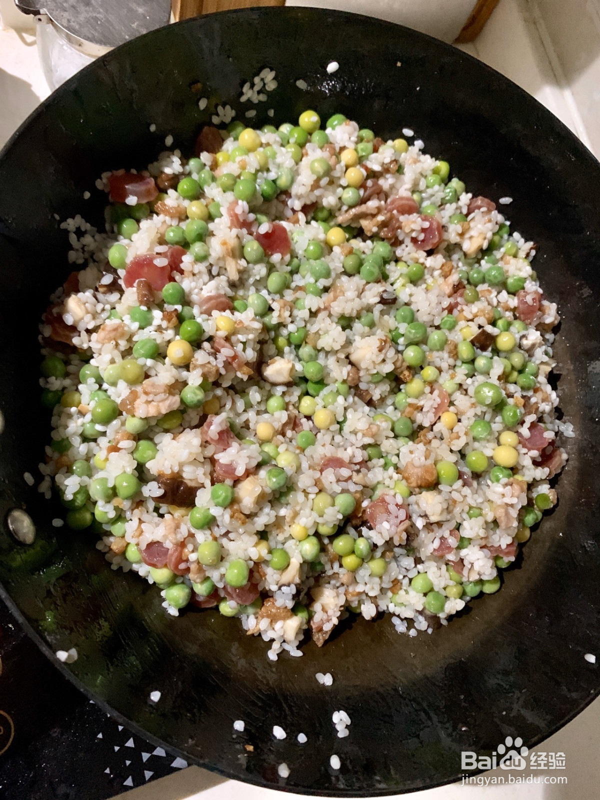 水豆糯米饭的做法