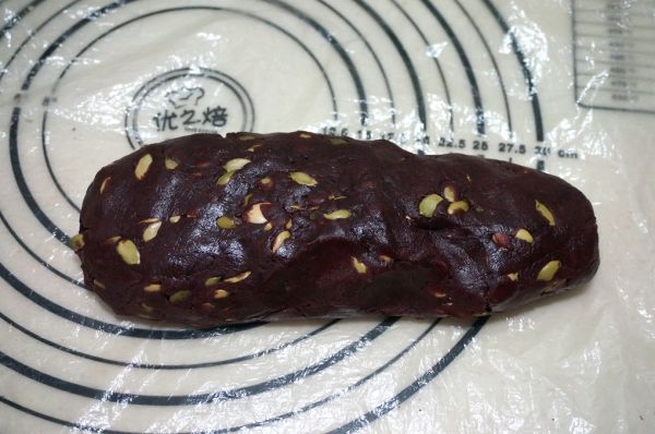 红曲南瓜籽饼干