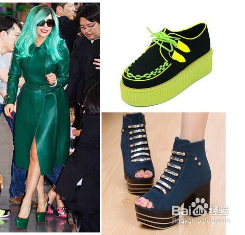 明星松糕鞋搭配-超炫有木有？
