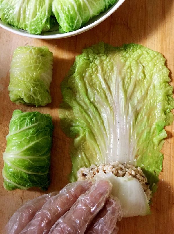 香菇豆腐白菜卷