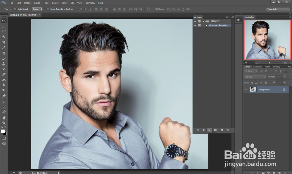 油画效果PS动作制作数字油画效果