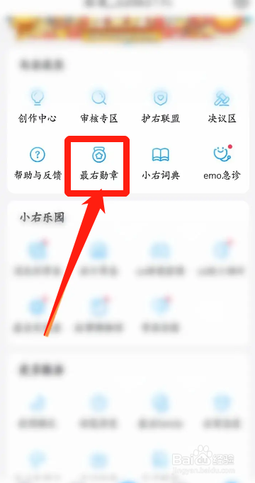 手机最右APP在哪查看获取到勋章
