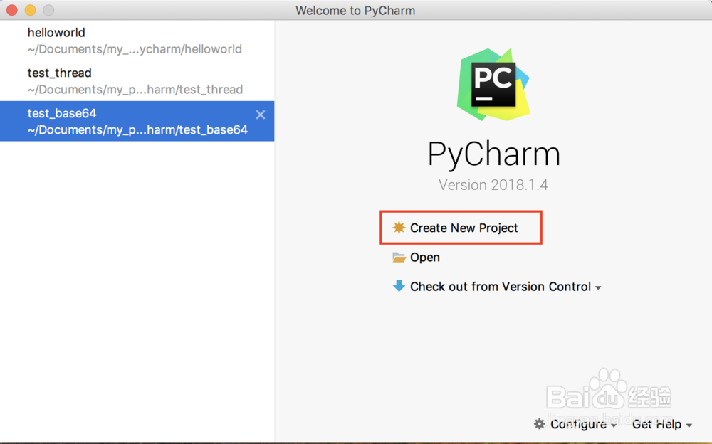 mac如何使用pycharm调用python