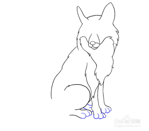 如何绘制狐狸