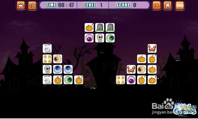 万圣节搞怪连连看攻略