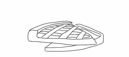 怎么画华夫饼的简笔画 百度经验