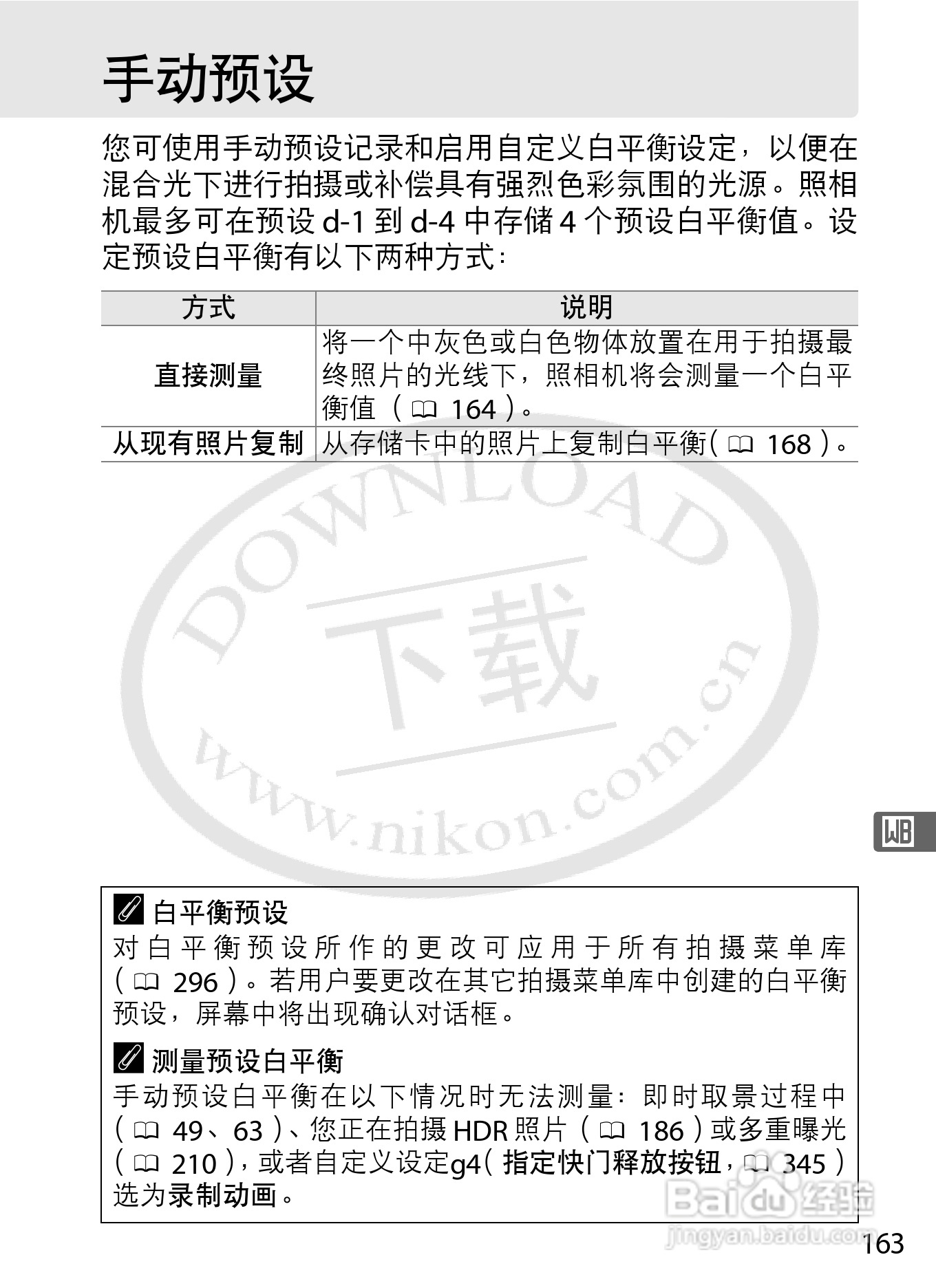尼康D4数码相机使用说明书:[20]