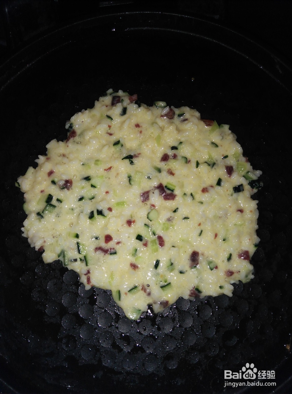 剩米饭做出新口味--牛肉大米饼