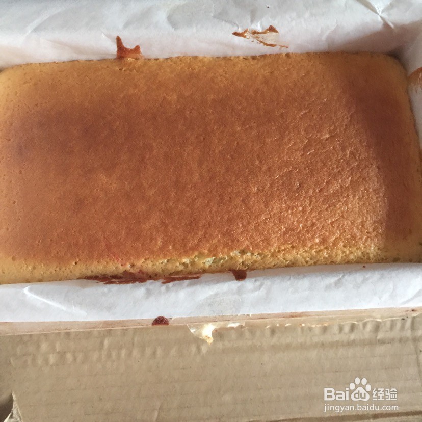 三色长崎蛋糕的做法