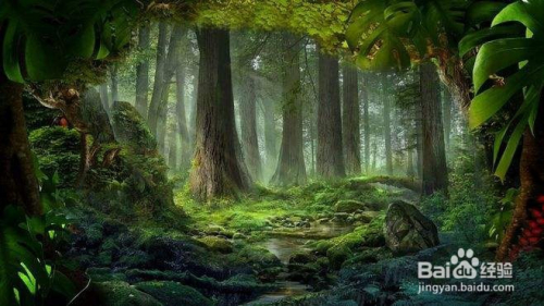 PS小技巧照片转雪景