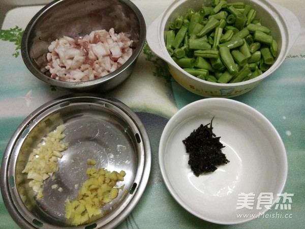 肉末榄菜四季豆