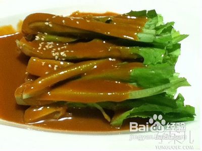 孕妇健康食谱：[12]麻酱油麦菜