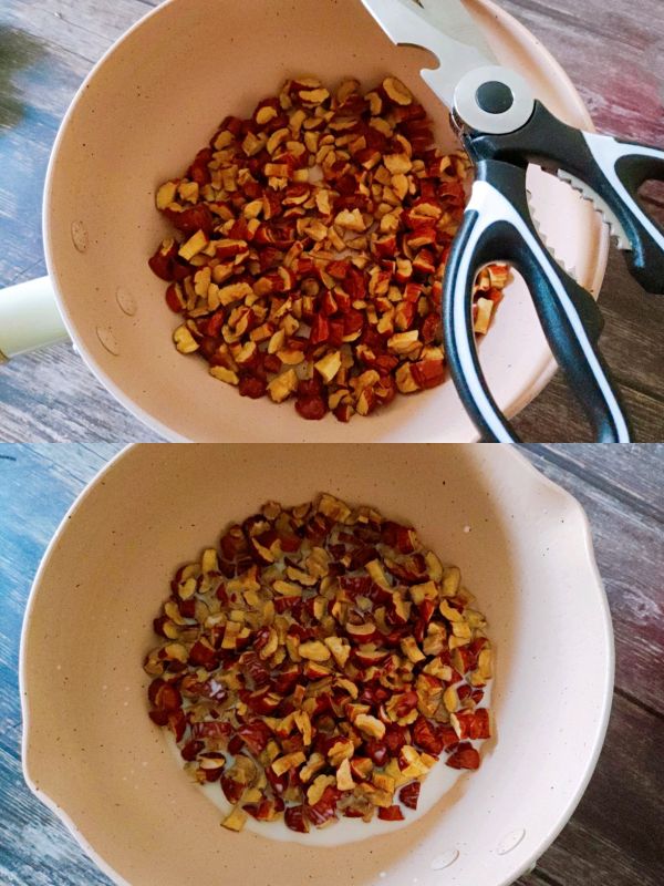 养生核桃红糖枣糕