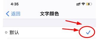 iPhone14如何查看设置开启默认文字颜色