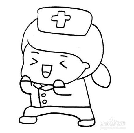 手抄报系列-2020武汉加油简笔画