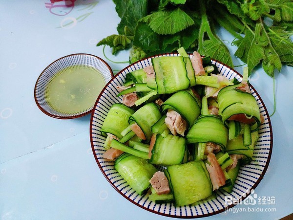 教你简单做家常菜青瓜炒五花肉