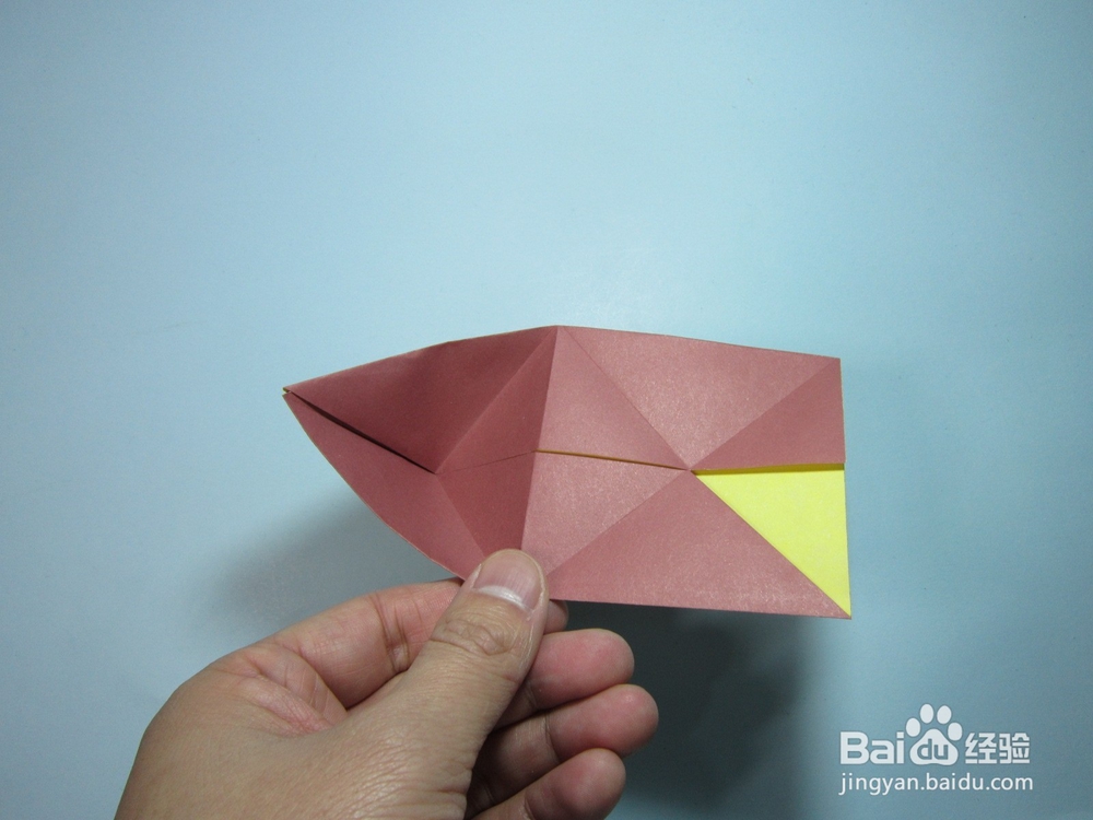 简单的手工折纸 手机支架的折法步骤图解