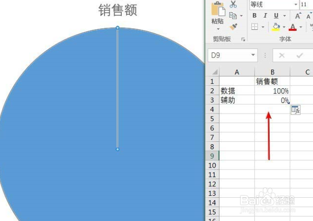 PPT怎么制作创意的双层饼图?