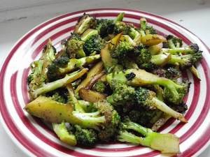 养生食补干锅西兰花（仿制烧烤西兰花）的做法