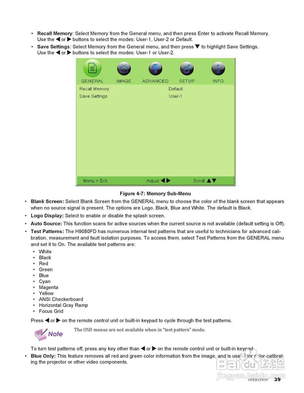 丽讯Vivitek H9080FD投影机说明书:[4]