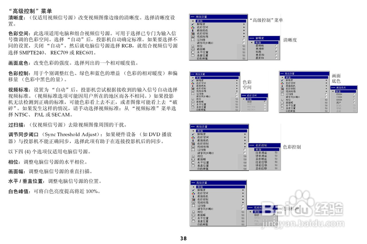 富可视 X2投影机说明书:[4]