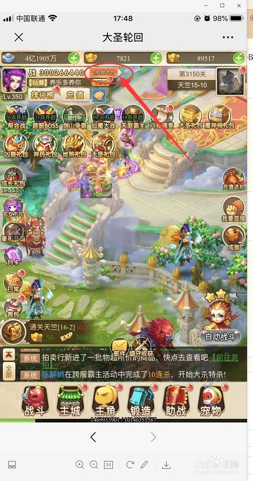 大圣轮回评级怎么升