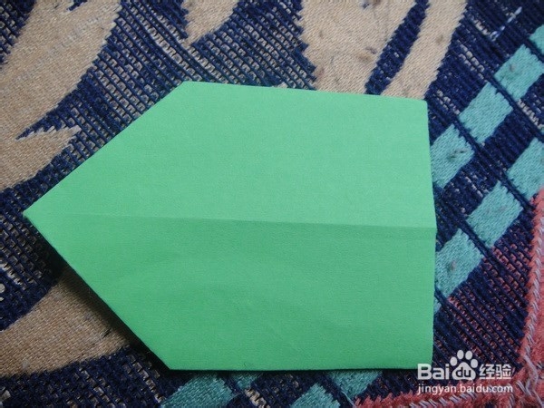 儿童简易折纸--第三种飞机折法