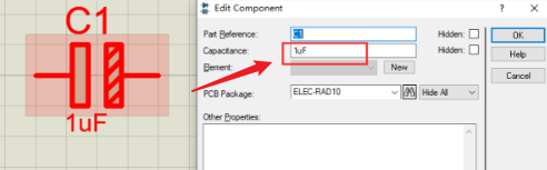 proteus电容怎么找