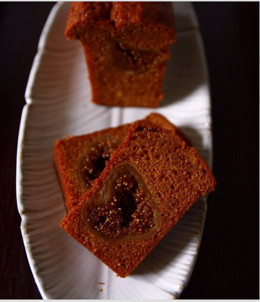 焦糖无花果磅蛋糕