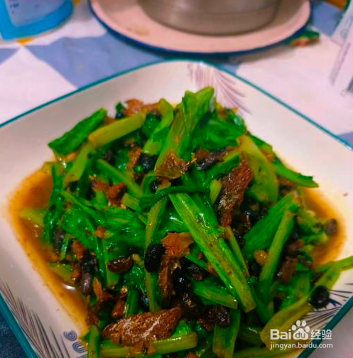 家常菜：鲮鱼油麦菜