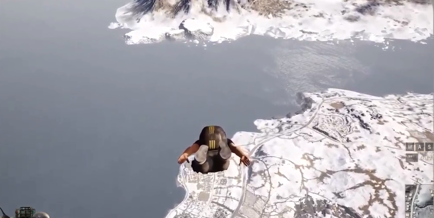 绝地求生怎么快速降落