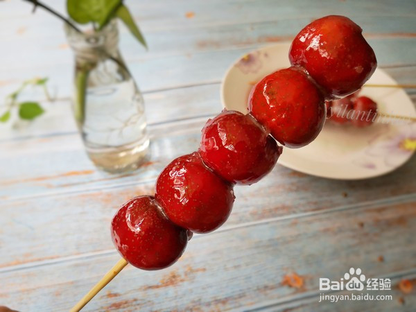 冰糖葫芦的做法