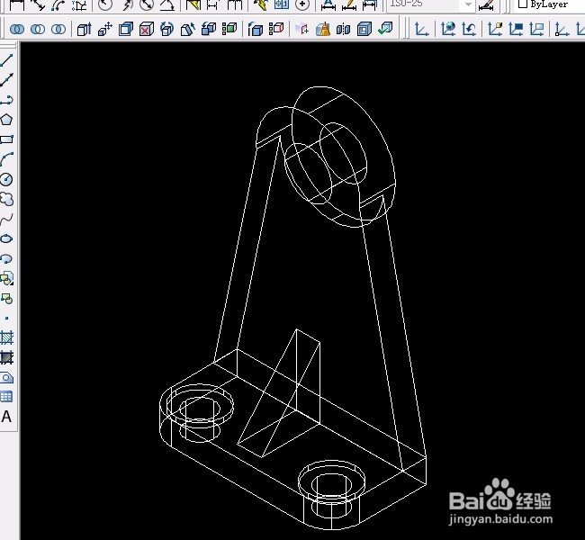 CAD实例 第38课 三维实体差集运算应用（二）