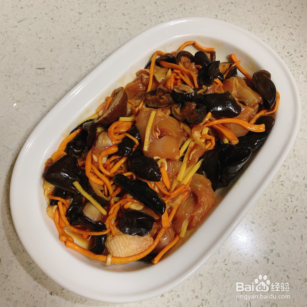 诱惑味蕾的香菇鸡腿