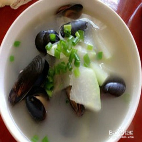 冬瓜球淡菜湯,淡菜冬瓜湯,香菇木耳淡菜湯,冬瓜淡菜燒鴨湯,菜茄馬鈴薯