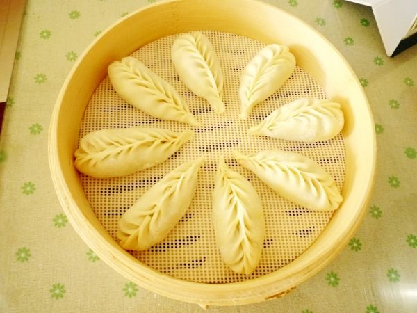 榨菜胡萝卜蒸饺